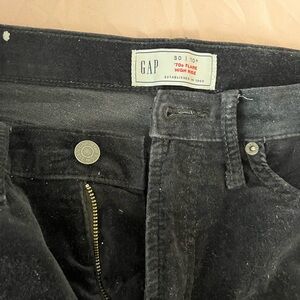 GAP Black 70s Flare High Rise Jeans